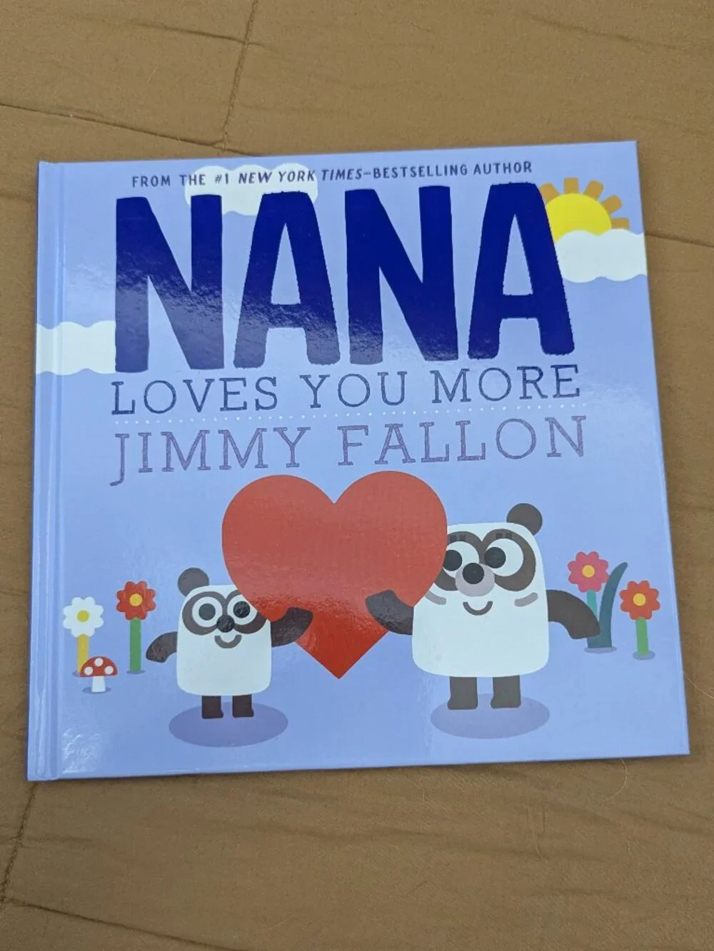 Kohl's Cares Nana Loves You More Hardback by Jimmy Fallon and Stuffed Panda
